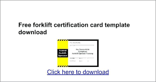 Click links below for documents: 87 Creating Forklift Certification Card Template Xls Download For Forklift Certification Card Template Xls Cards Design Templates
