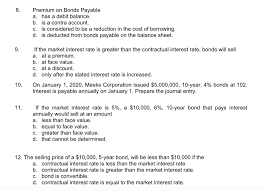 As a bond issuer, the company is a borrower. Solved Premium On Bonds Payable A Has A Debit Balance B Chegg Com