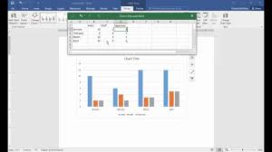How To Insert And Edit A Chart In Word 2016