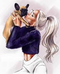 Illustration Fille Kunstskizzen Illustration Fille En 2020 Dessin De Fille Fille D Art Portraits De Filles