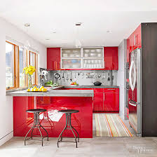 The gray color was perceived, very long, as a dark and sad color. Kitchen Color Schemes Better Homes Gardens