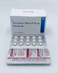 Gevast 20 Tablets Atorvastatin 20mg Helping As An Aggressive Lipid Lowering Therapy Atorvastatin Cardmek Gelmek Healthcare Pharma Tablet Cardiac Geva
