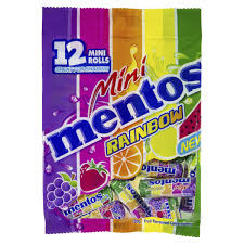 Mentos Mini Rolls 120g Mini Rolls Rainbow Food Rainbow Candy