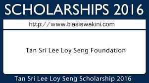 Lee loy seng (simplified chinese: Biasiswa Kini On Twitter Tan Sri Lee Loy Seng Foundation Scholarship 2016 Biasiswa2016 Biasiswadiploma Https T Co Cgu6kordwt