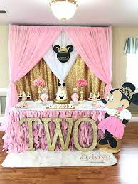 Minnie Mouse Birthday Party Ideas Photo 11 Of 17 Minnie Mouse Baby Shower Minnie Mouse Decorations Minnie Mouse Birthday Party