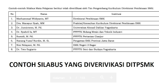 Soal dan jawaban seni budaya sma/smk kelas xii semester 1 part 1. Download Contoh Silabus Mapel Yang Telah Diverivikasi Ditpsmk Komunitas Smk Kabupaten Grobogan