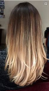 Dark To Light Ombre On Layered Medium Length Hair Hair Styles Long Hair Styles Hair