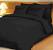 Solid Black Black Comforter