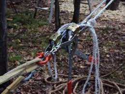 Chain hoist come along mini puller 1100 lbs 1/2 ton 5 ft lift g80 chain ratchet cable rope hook super lightweight. How To Straighten A Tree With A Come Along In 2 Steps