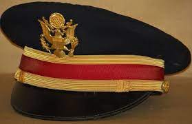 U S Army Vietnam Period Officers Artillery Dress Visor Hat Us Head Gear Visor Hats Garrison Cap Headgear