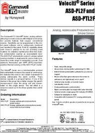 Asd pl2f gamewell fci smoke detector. Asd Pl2f Datasheet Analog Addressable Photoelectronic Smoke Sensor