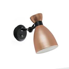 Applique Spot Cuivre Avec Interrupteur Eclairage Mural Applique Murale Luminaire Style Industriel