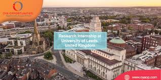 It is the largest city in yorkshire and one of britain's major cultural centers. Research Internship At University Of Leeds Uk Oya Opportunities Oya Opportunities