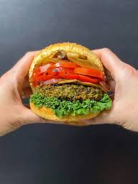 Nov 20, 2019 · this hamburger steak recipe is seasoned ground beef patties simmered in a savory mushroom sauce. Mushroom Risotto Burger Oil Free This Healthy Kitchen