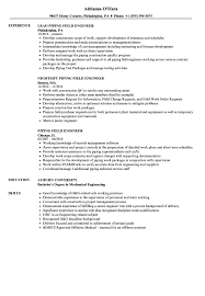 It shows the goal and objective of your career. Engineer Piping Resume Samples Velvet Jobs