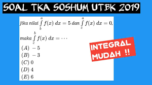 Jual 1750 bank soal sbmptn matematika ipa soshum siap utbk 2020 kota yogyakarta doctor engraving ukiran tokopedia Pembahasan Utbk Tka Matematika Soshum 2019 Integral Youtube