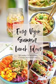 Easy Vegan Summer Lunch Ideas In Under 10 Minutes Seven Roses Vegan Summer Recipes Vegan Lunch Recipes Healthy Superbowl Snacks