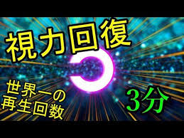3分間で視力回復トレーニング 再生回数 高評価数 世界１位の見るだけで目が良くなる眼筋トレーニング動画 視力検査で0 01に近い近視の人は是非やってみて youtube 視力 回復 自然療法 視力