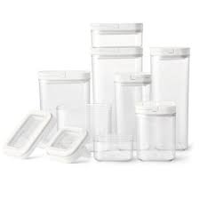 When you need a storage. Member S Mark Fliplock Containers Set 8 Pieces Sam S Club