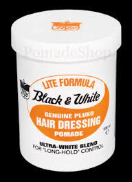 Running black & white through my hair is as easy as any other light pomade out there. Black White Lite Pomade Gross Pomadeshop