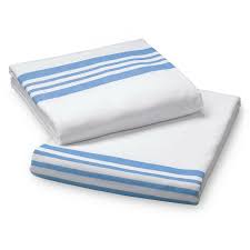 Its cozy and ready to wrap you and your loved ones with warmth!blue and white hand crochet blanket with fringe. Olympus Blue Striped Flannel Blanket White With Blue Stripe 90in L X 70in W Bound Tree