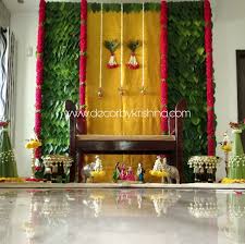 Decorbykrishna Is Taking Orders For Eco Friendly Home Based Events Decor Like Pellikooturu Pellikodu Leaf Decor Wedding Goddess Decor Diy Diwali Decorations