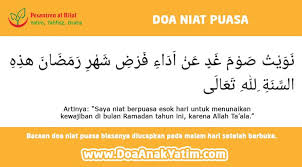 Kamis, 1 april 2021 16:04. Doa Puasa Ramadhan Doa Niat Berbuka Dan Sahur Lengkap Dgn Artinya