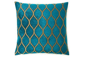 Turning 16x16 Pillow Teal Gold Throw Pillows Throw Pillows Teal And Gold
