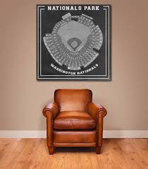 Washington Nationals Park Baseball Chart Stadium Photo