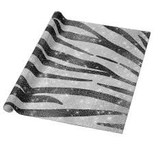 Black And White Striped Wrapping Paper Near Me Glamorous Black White Sparkly Glitter Zebra Stripe Wrapping Paper Zazzle Com Black And White Zebra Animal Print