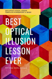 Optical Illusion Art Project Optical Illusions Art Art Lesson Plans Optical Illusions