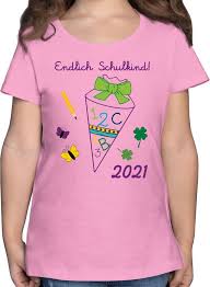 Shirtracer T Shirt Endlich Schulkind 2021 Madchen Schultute Rosa Einschulung Und Schulanfang Madchen Kinder T Shirt Einschulungs Geschenke Schultute Fullung Online Kaufen Otto