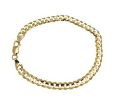 14k gold bracelet men's size semi solid greek key style cubic zirconia 8.25. Solid 14k Yellow Gold Made In Italy Cuban Curb Link Bracelet 8 25 Inch 5 93mm Modern Jewelry Necklace Bridal Accessories Jewelry Beautiful Diamond Earrings