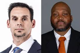 Strength coaches are an important, but under-appreciated, part of the #NFL  scouting process. That's one reason we polled scouts to determine that  Duke's @Coach_DFeeley (2024, at left) and Texas' @TBecStrength (2025) should