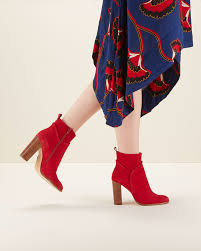 Pour votre confort et afin de vous faciliter l'enfilage, les boots se ferment par. Soldes Bottines Rouge Talon En Stock