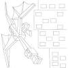 The ender dragon is a boss that appears in the game minecraft. 1