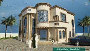 فيلا نمط خليجى 5 2 غرفة 630 متر مربع 3 نماذج للواجهات Architectural House Plans House Blueprints Family House Plans