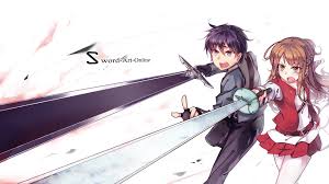 Sword Art Online Anime Yuuki Asuna Kirigaya Kazuto Blue Eyes Black Eyes Gray Eyes Orange Eyes Brunet Wallpaper Resolution 1920x1080 Id 14212 Wallha Com And what anime they are from.? sword art online anime yuuki asuna