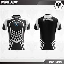 Bagi wanita,baju hitam wanita dengan warna hitam akan membuat anda tampil anggun dan elegan. Desain Baju Gaming Warna Hitam Putih Bergaya Elegan Vendor Jersey