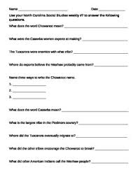 Check spelling or type a new query. Nc Social Studies Weekly Week 7 Worksheet By Learning In The South