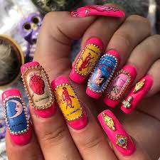 Fuego Nails Is The Force Empowering Women And Brujas Alike With Nail Art Mexican Nails Bad Nails Dream Nails