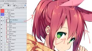When coloring the hair once again leave the highlight area white if drawing on paper. Turning Anime Cell Coloring Into Watercolor Color Tips 1 By Inmar Clip Studio Tips