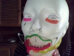 Skeleton Making Snow Angels