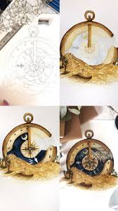 что такое компас где и когда появился первый компас Completed Desert Compass Watercolor Painting Art Artwork Artist Painting Tutorials Watercolor Watercolou Compass Art Watercolor Paintings Watercolor Art