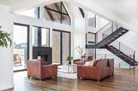 Modern farmhouse + black windows. Modern Farmhouse Modern Wohnbereich Seattle Von Glo European Windows Doors Houzz