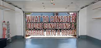 Garage into bedroom before and after. Converting A Garage Into A Room What To Consider Budget Dumpster
