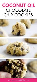 Butterless Chocolate Chip Cookies With Coconut Oil Recipe In 2020 Chocolate Chip Cookies Valentines Recipes Desserts Homemade Chocolate Chips