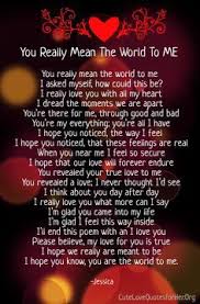 You Mean So Much To Me Poems Love Poem For Her Relationship Poems Poems For Him