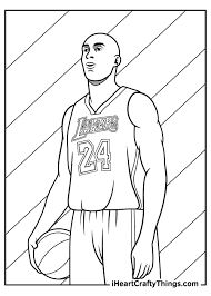 Kobe bryant jersey coloring pages. Printable Kobe Bryant Coloring Pages Updated 2021