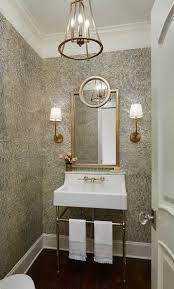 Spring Themed Powder Room Makeover With Ferguson Showrooms Powder Room Decor Powder Room Small Powder Room Wallpaper